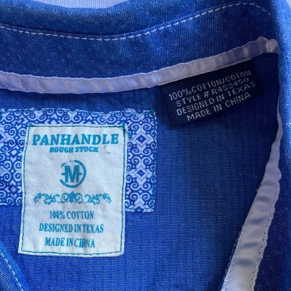 Panhandle rodeo rhinestone western button down. - Picture 3 of 10